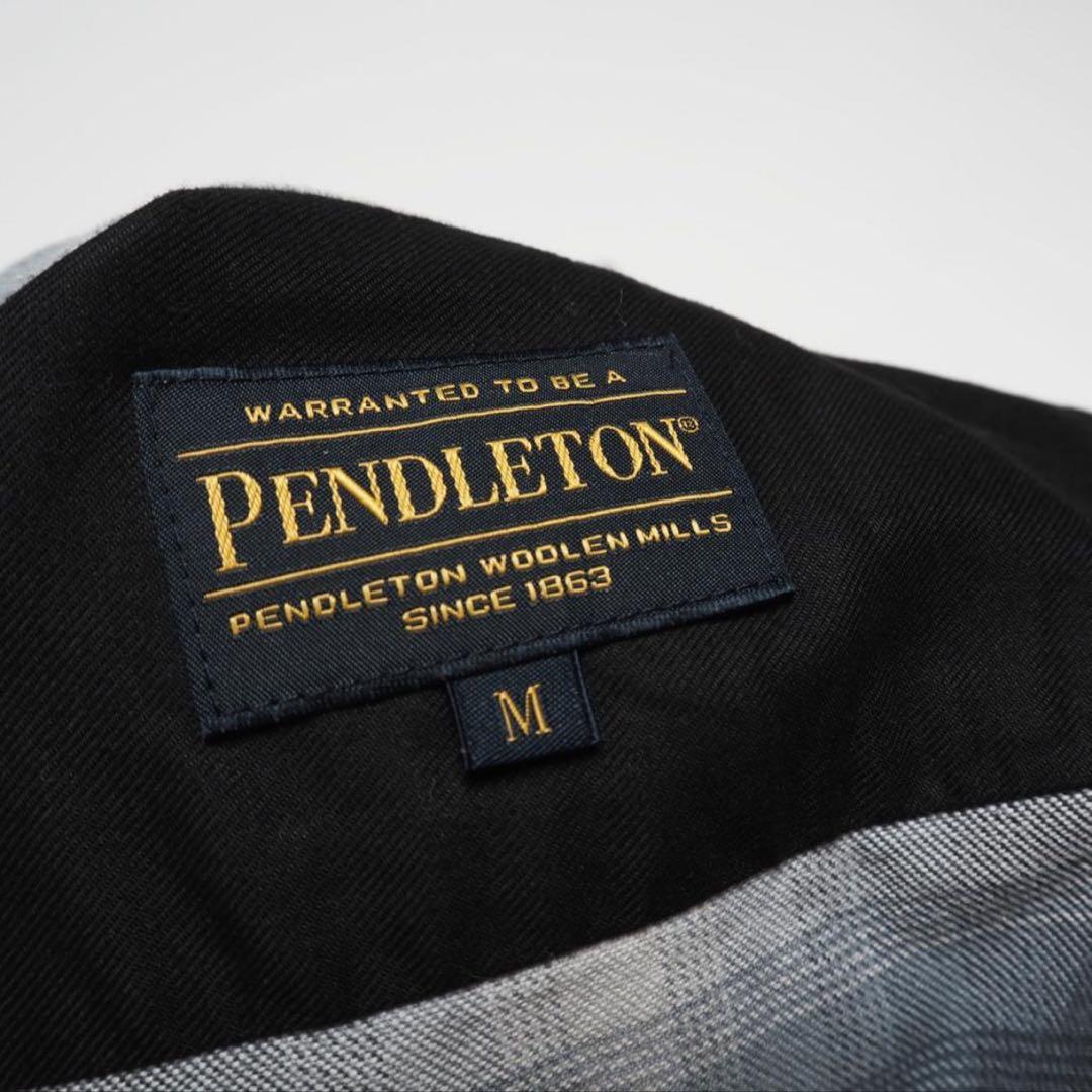 0*e様 美品 PENDLETON 23AW オンブレ オープンカラーボードシャ