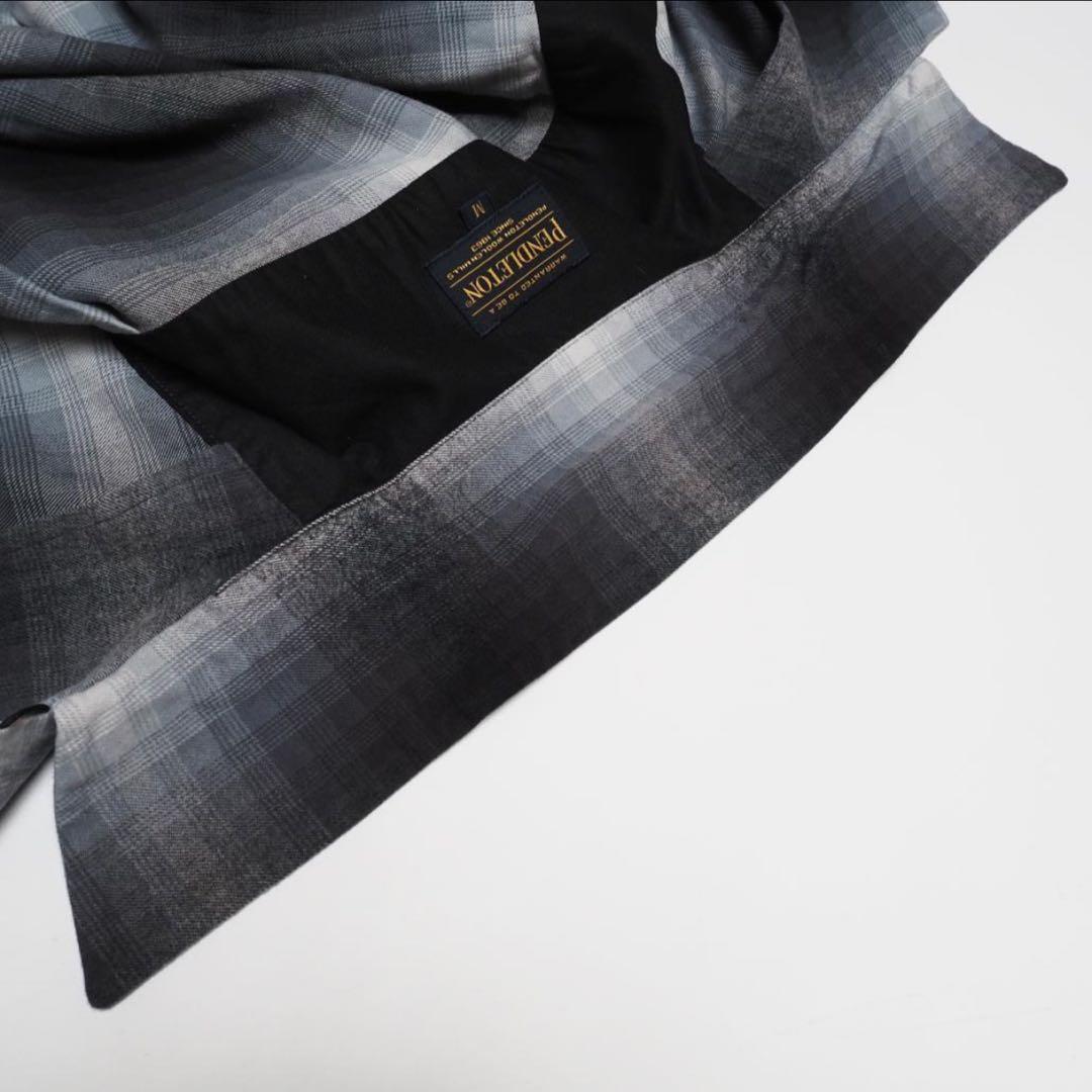 0*e様 美品 PENDLETON 23AW オンブレ オープンカラーボードシャ