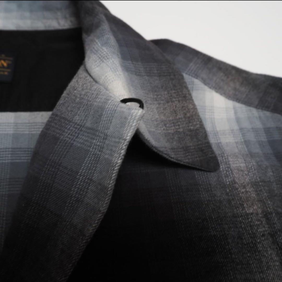 0*e様 美品 PENDLETON 23AW オンブレ オープンカラーボードシャ