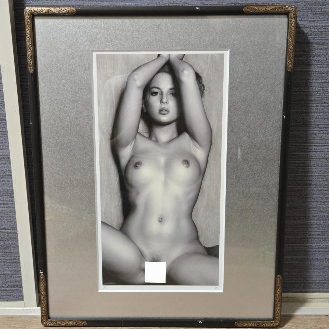 浜田和　裸婦　版画　22/50　直筆サイン　美人画