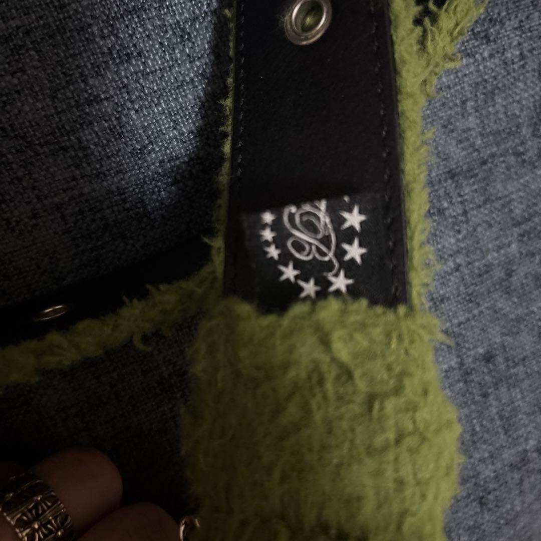 AFB fur belt ファーベルト グリーン