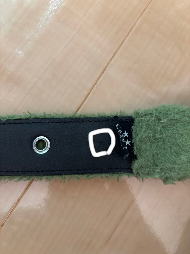 AFB fur belt ファーベルト グリーン