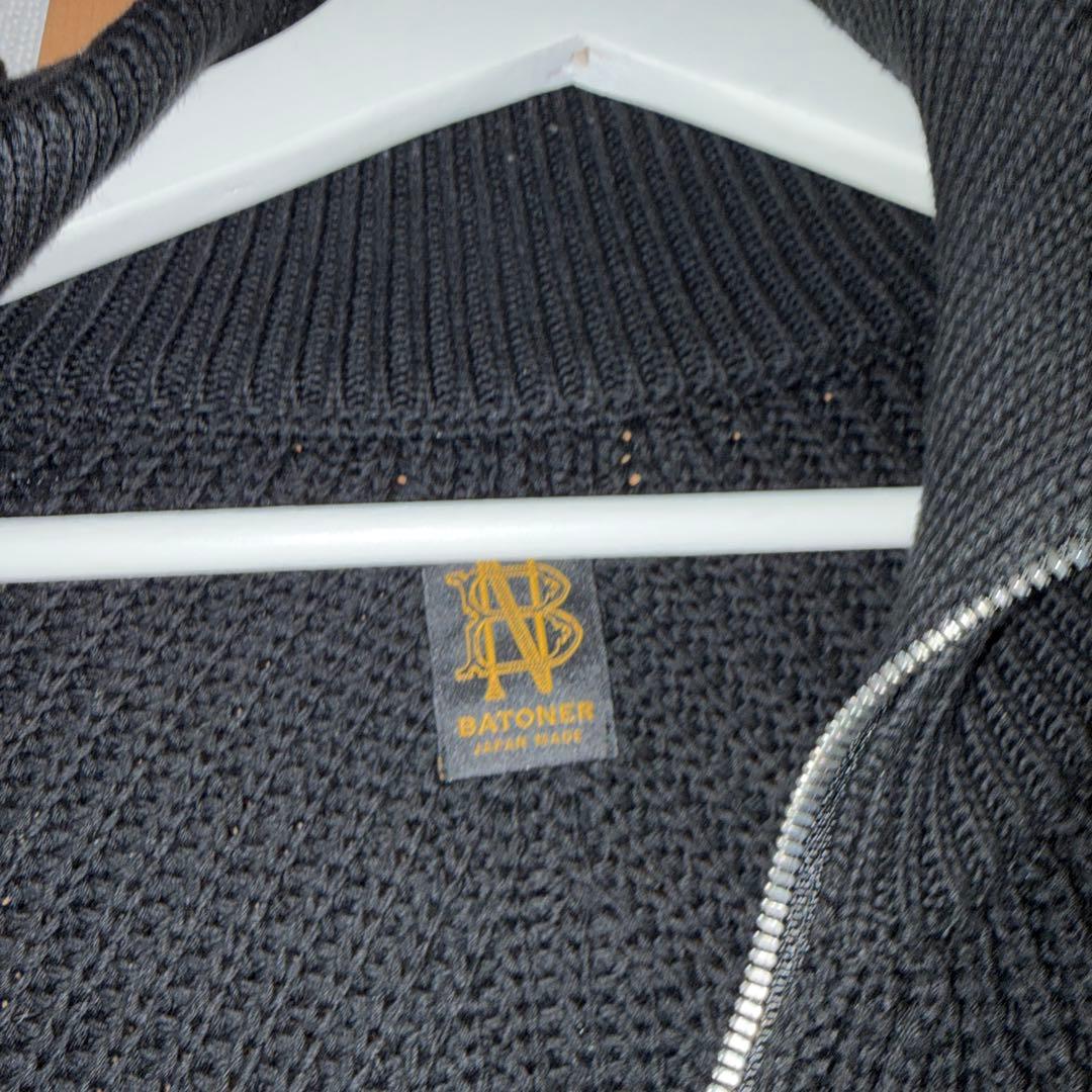 BATONERバトナー　シグネスチャードライバーズニット【3】