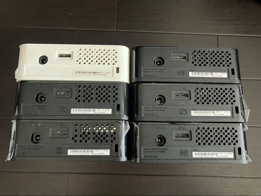 バッファロー　ハードディスク　6個