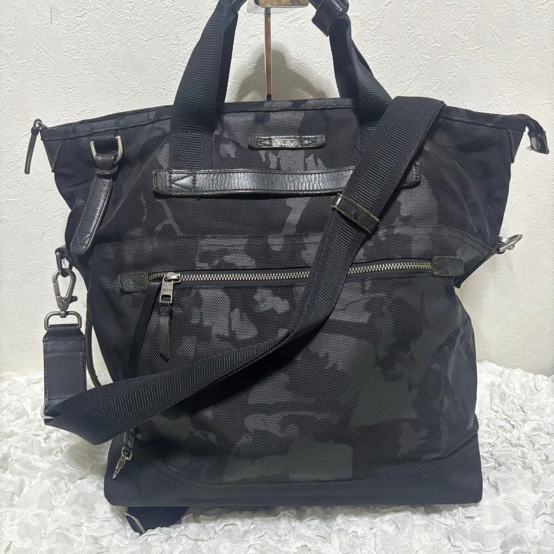 【極希少】TUMI ビジネスバッグ リュック ショルダー カモフラ 迷彩