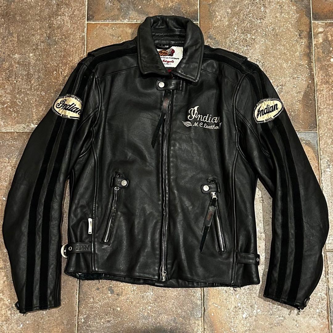 Indian Motorcycle ライダース L スエード レザージャケット