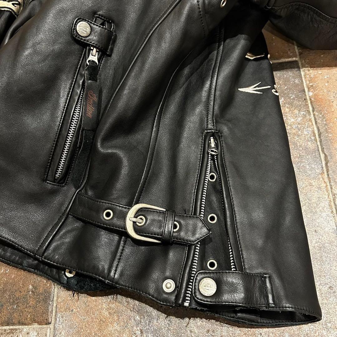 Indian Motorcycle ライダース L スエード レザージャケット