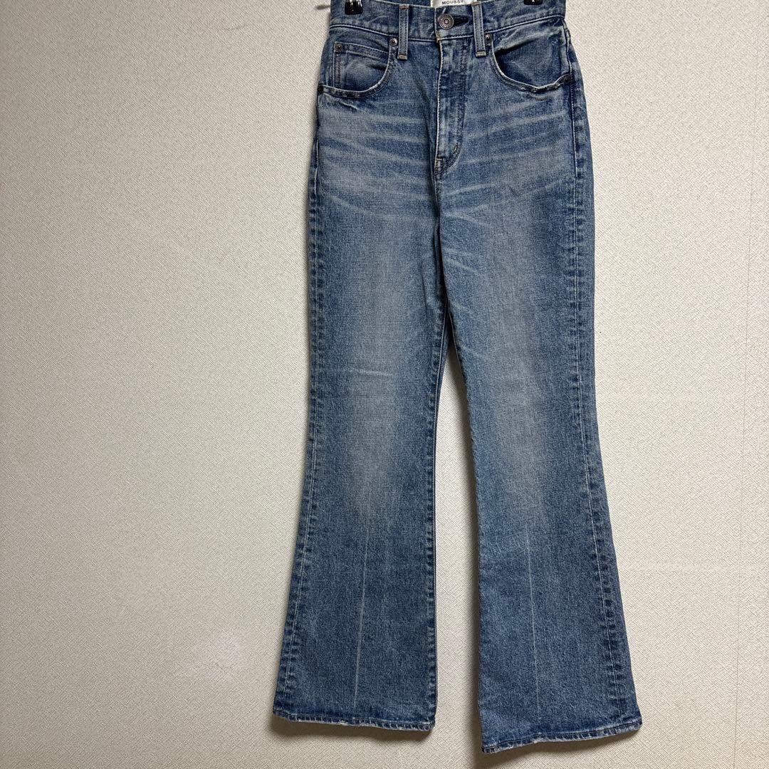 ✨極美品✨MOUSSY MVS FLARE デニム23 通常丈