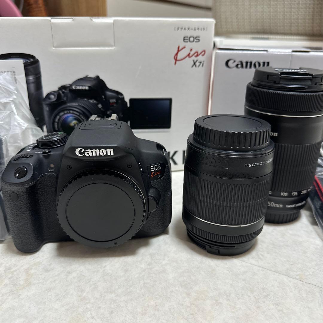 【値下げ】Canon EOS Kiss x7i ダブルズームレンズキット