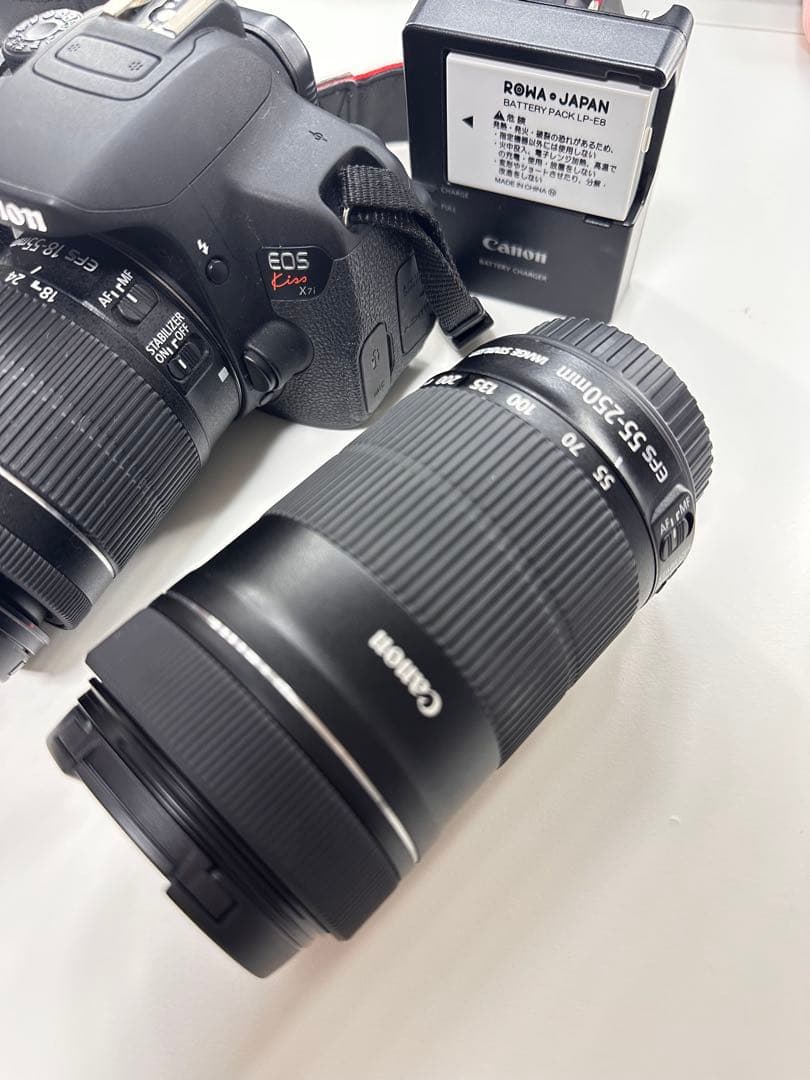 【値下げ】Canon EOS Kiss x7i ダブルズームレンズキット