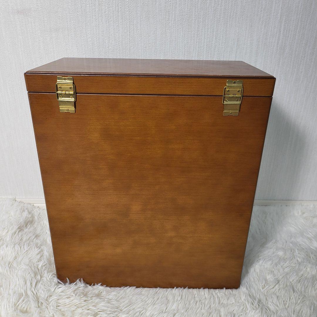 【希少】レトロ ヴィンテージ 9段ジュエリーボックス ミラー付き