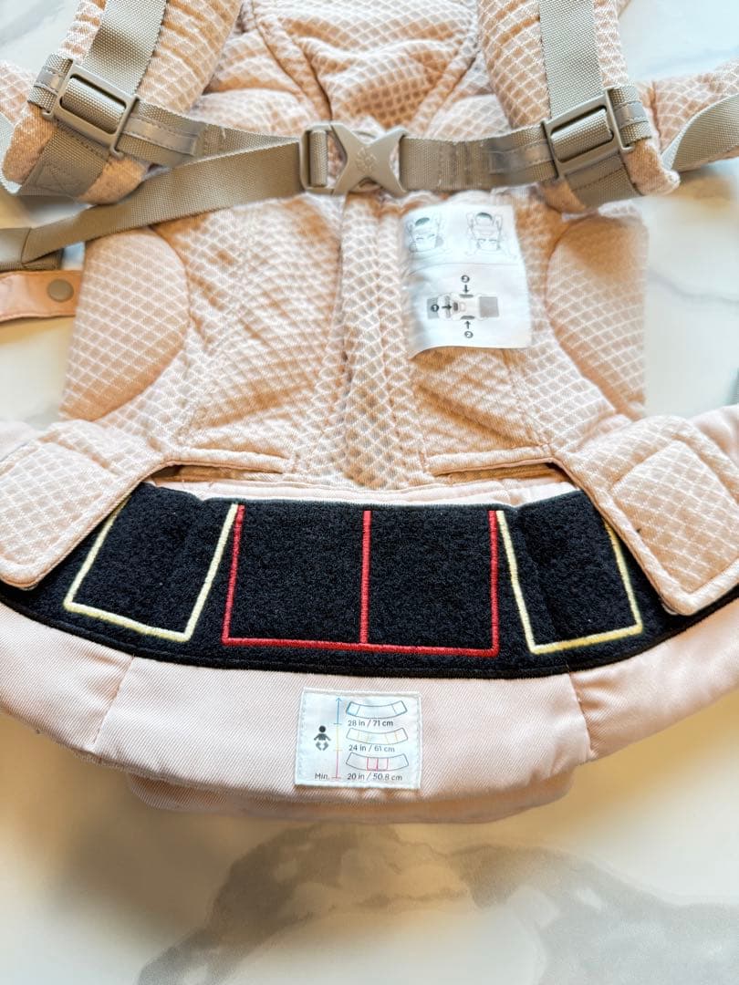 エルゴベビー オムニブリーズ メッシュ 抱っこ紐 ピンククォーツ