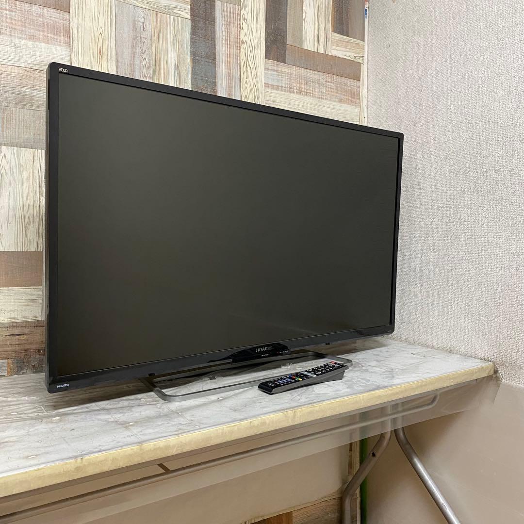全国送料込❣️日立43V型地デジBSCS内蔵液晶テレビ1TB HDD録画機能内蔵