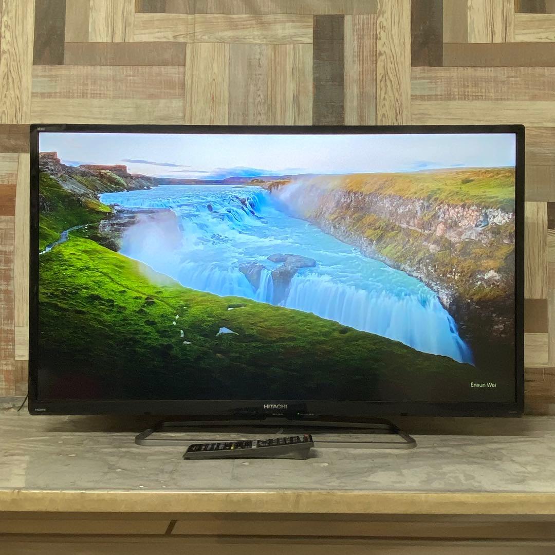 全国送料込❣️日立43V型地デジBSCS内蔵液晶テレビ1TB HDD録画機能内蔵