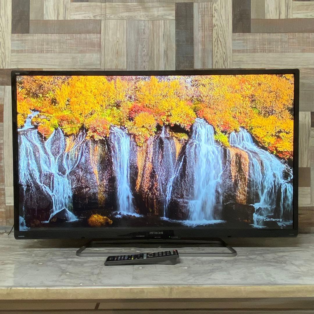 全国送料込❣️日立43V型地デジBSCS内蔵液晶テレビ1TB HDD録画機能内蔵