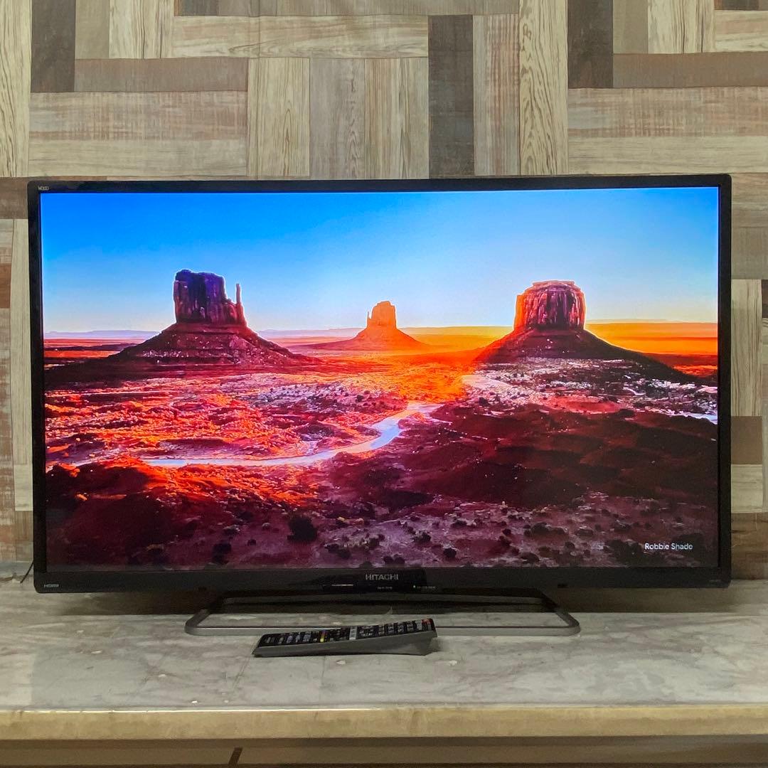 全国送料込❣️日立43V型地デジBSCS内蔵液晶テレビ1TB HDD録画機能内蔵