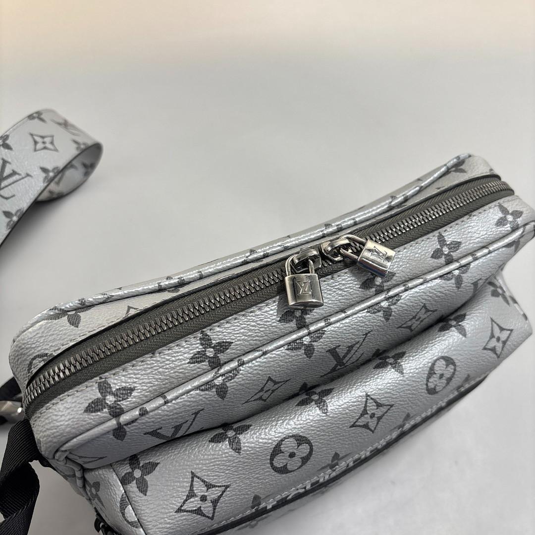 未使用/IC ルイヴィトン メッセンジャーPM シルバー ブラック モノグラム