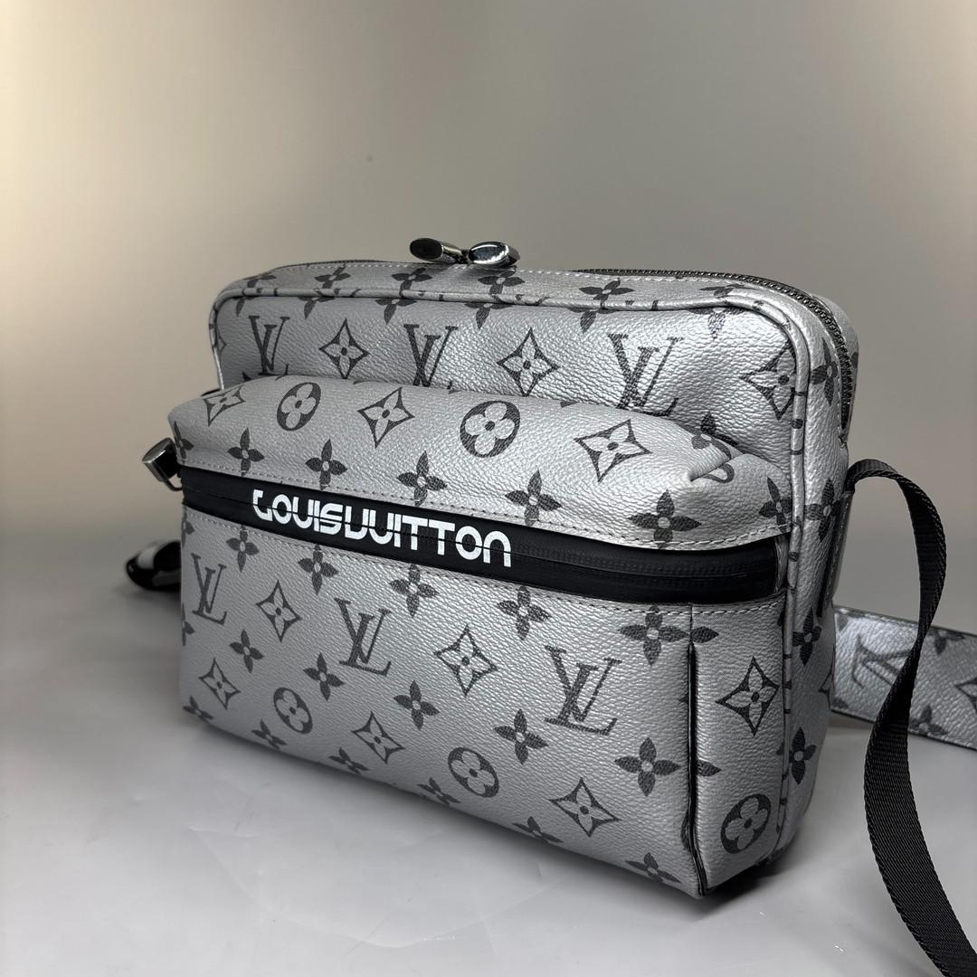 未使用/IC ルイヴィトン メッセンジャーPM シルバー ブラック モノグラム