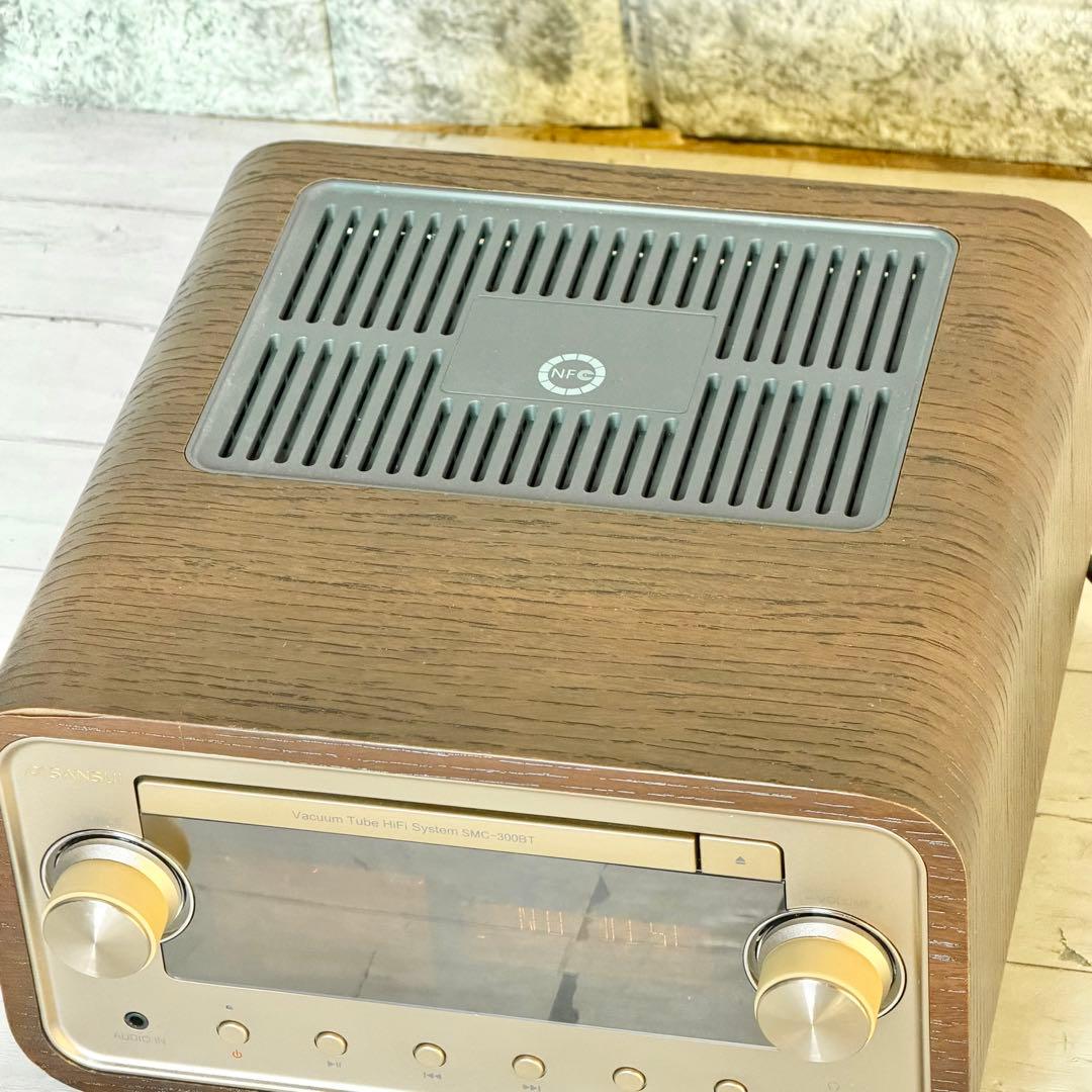 SANSUI「SMC-300BT」Bluetooth搭載真空管ハイブリッドコンポ