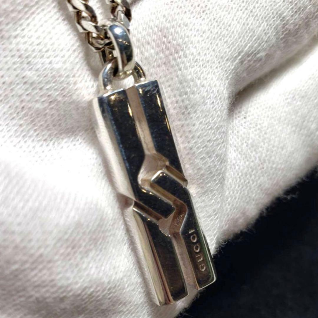 グッチ GUCCI シルバーネックレス ノットインフィニティ　喜平チェーン 美品