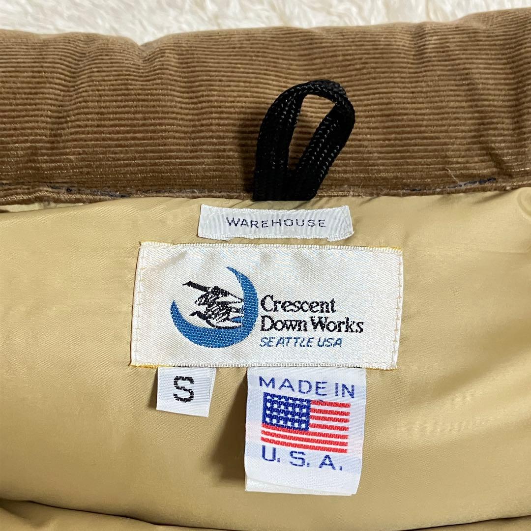未使用✨USA製✨クレセントダウンワークス✨WAREHOUSE✨ダウンベスト✨S