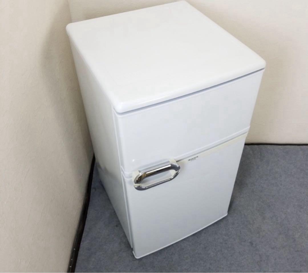 2ドア冷蔵庫 MORITA MR-D09BB-W 88L