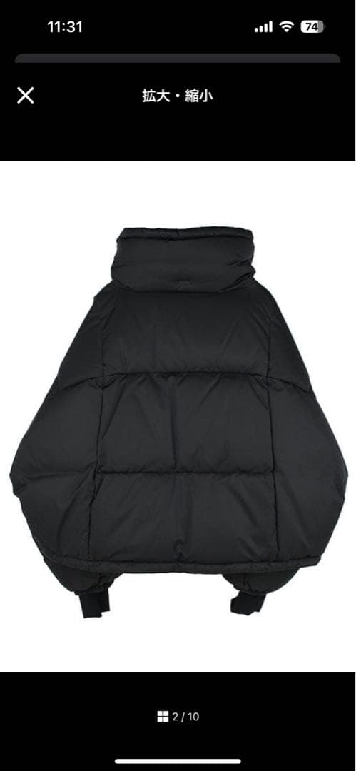 HERNO ヘルノ レディース ラミナー ブラックダウンコート　42