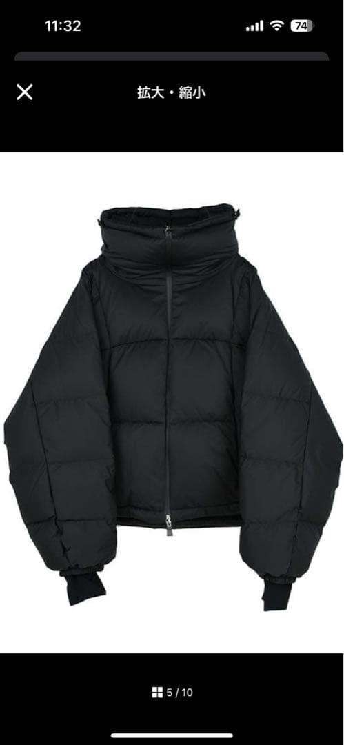 HERNO ヘルノ レディース ラミナー ブラックダウンコート　42