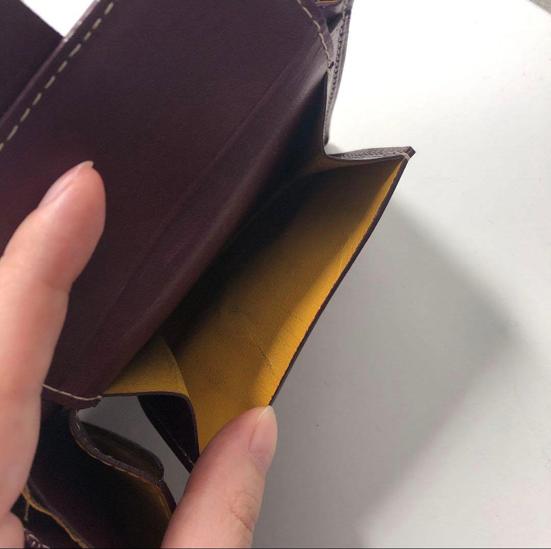 GOYARD ゴヤール　二つ折り財布　バーガンディ　 国内正規品