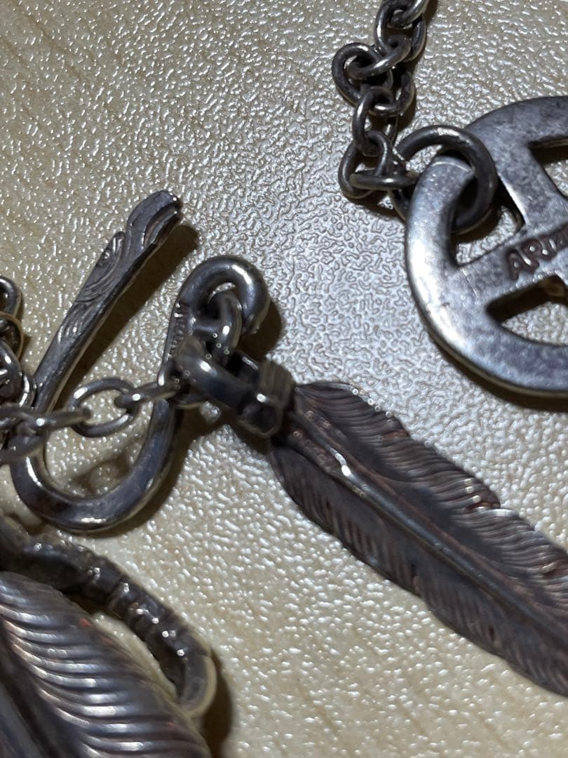 アリゾナフリーダム カスタムフェザーネックレス　k18 925 ARIZONA