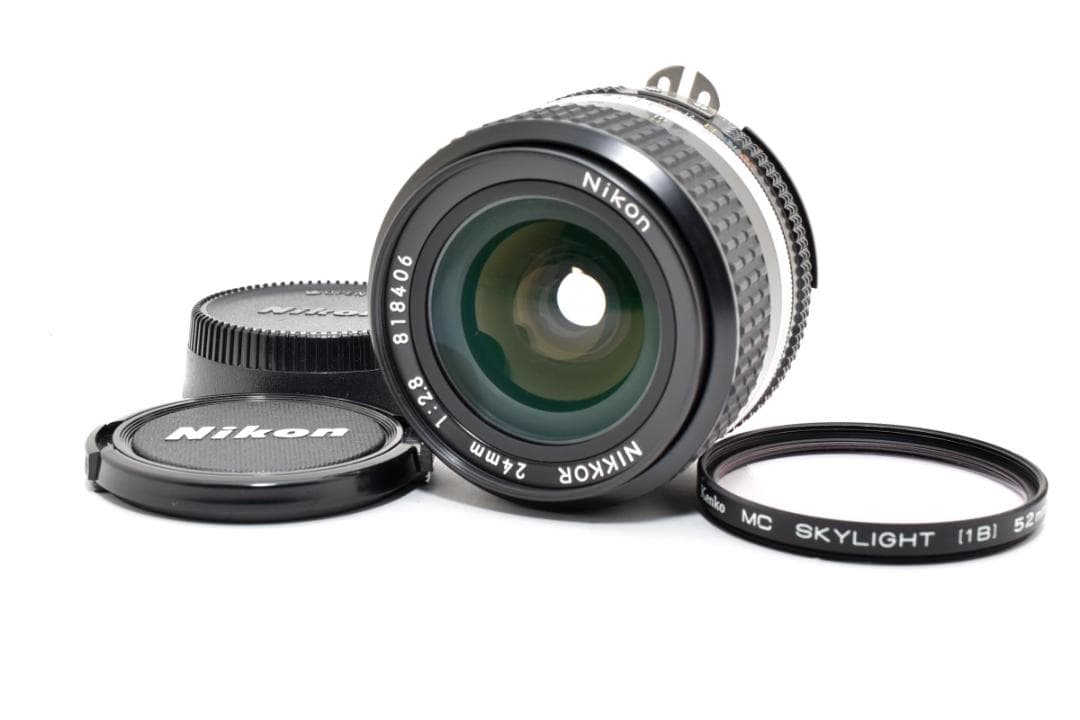 超美品 NIKON AI-S NIKKOR 24mm F2.8 MF H144