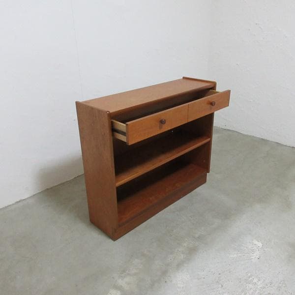 イギリス ビンテージ 家具 Nathan ブックケース 本棚 英国 6166e