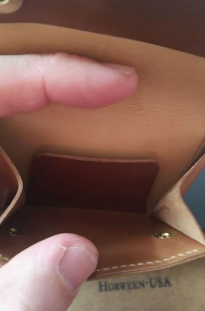 ワイルドスワンズ 国産コードバン タング ナチュラル ganzo