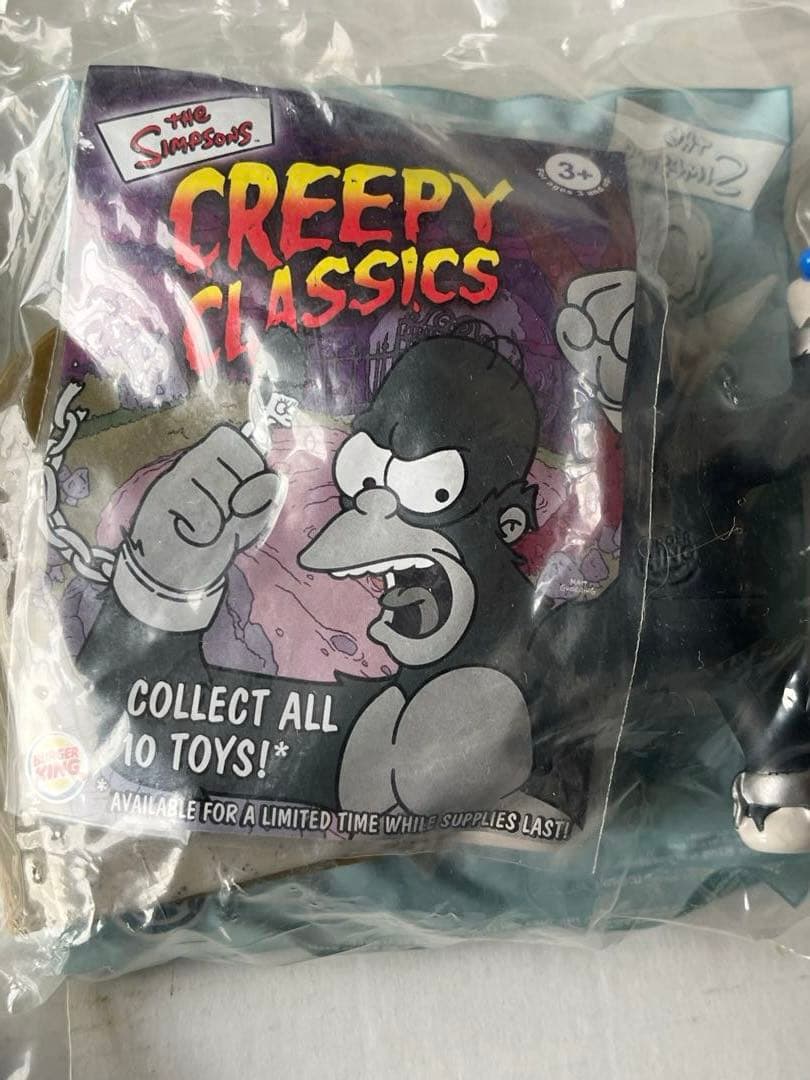 バーガーキング　米国キッズセット　2002年　 ザ・シンプソンズ　全10個セット