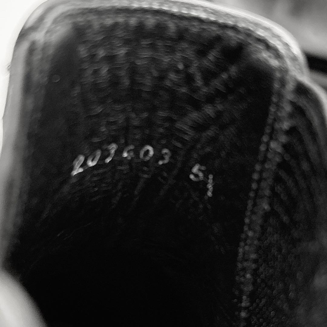 オーラリー　レザースクエアブーツ　サイドゴアブーツ　２３ｃｍ　ブラック