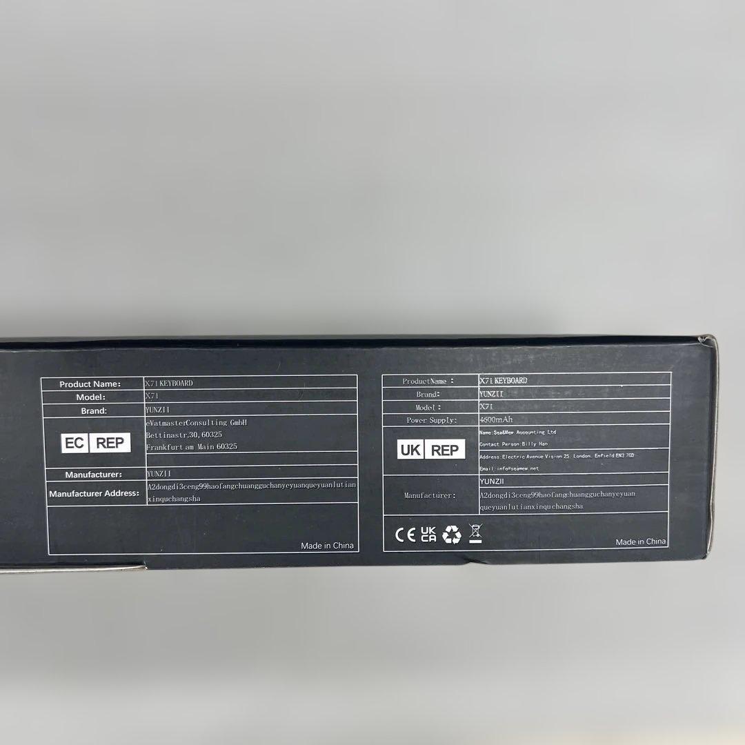 値下げ中510430 YUNZII X71 メカニカルゲーミングキーボード