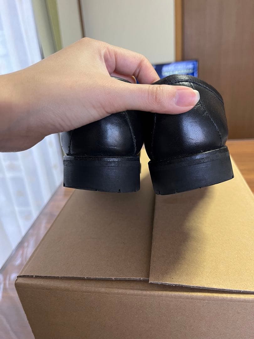 【状態良】24cm GUCCI ブラック ローファー