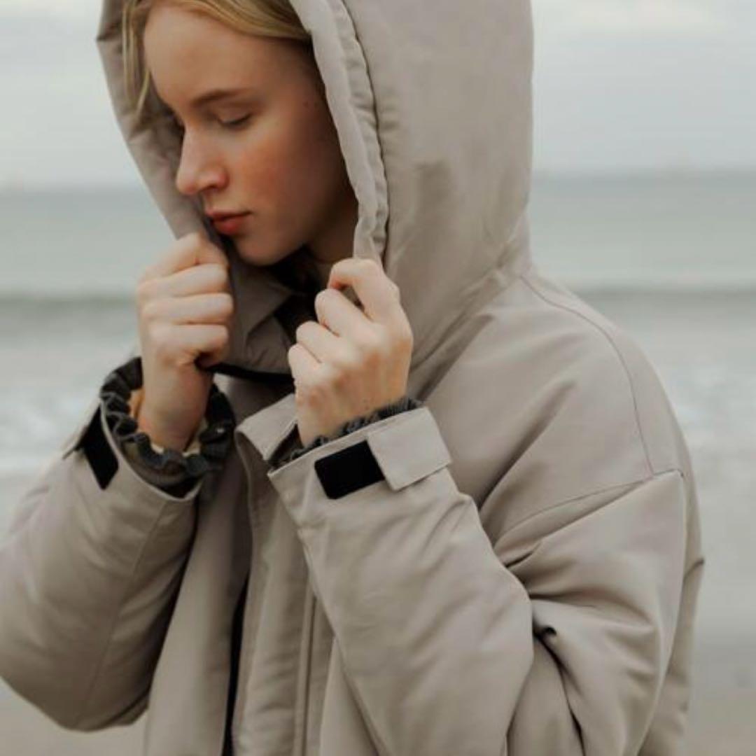 ダウンコート フーディーダウンジャケット レディース