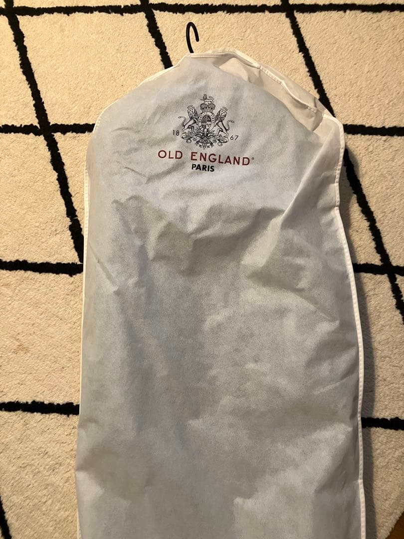 【新品未使用タグ付】OLD ENGLAND サックスブルーダッフルコート 34
