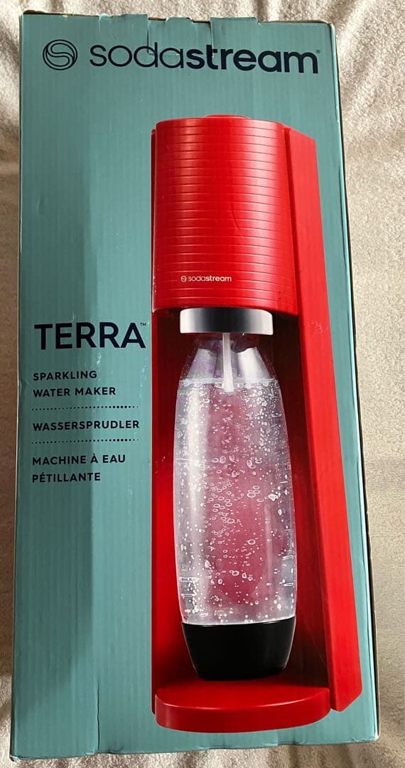 SodaStream TERRA 炭酸水メーカー 赤