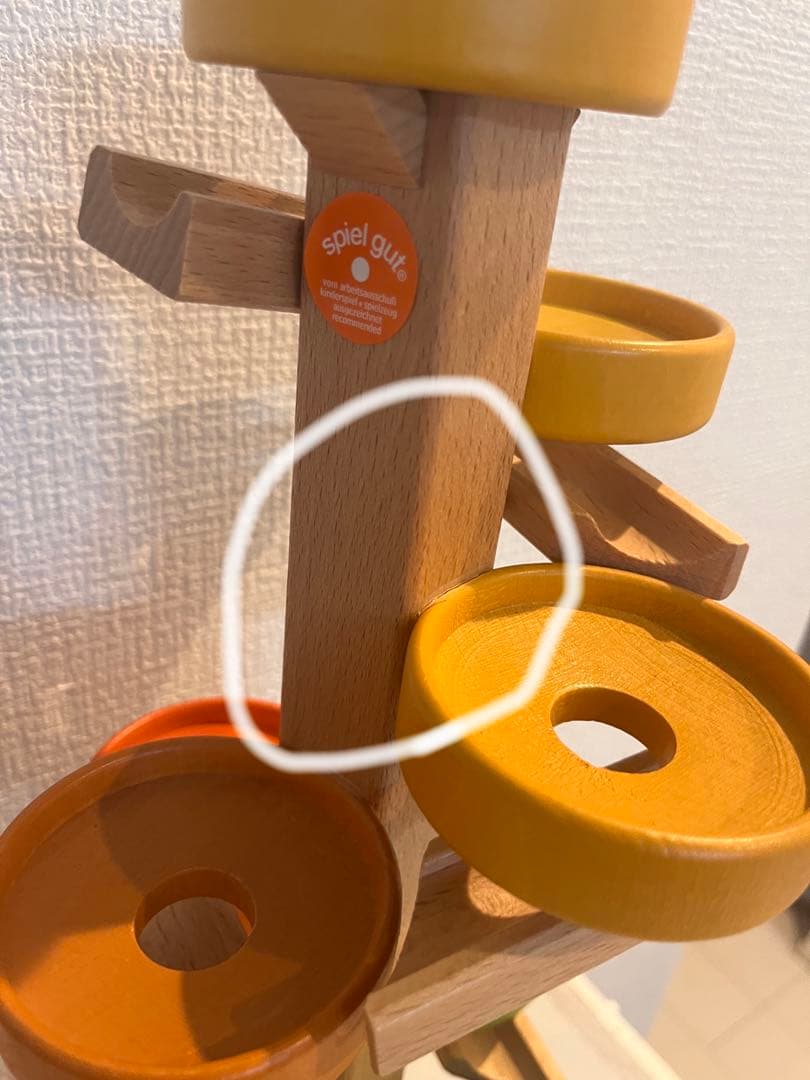 BECK ベック社　トレイクーゲルタワー・レインボー　木製　ビー玉