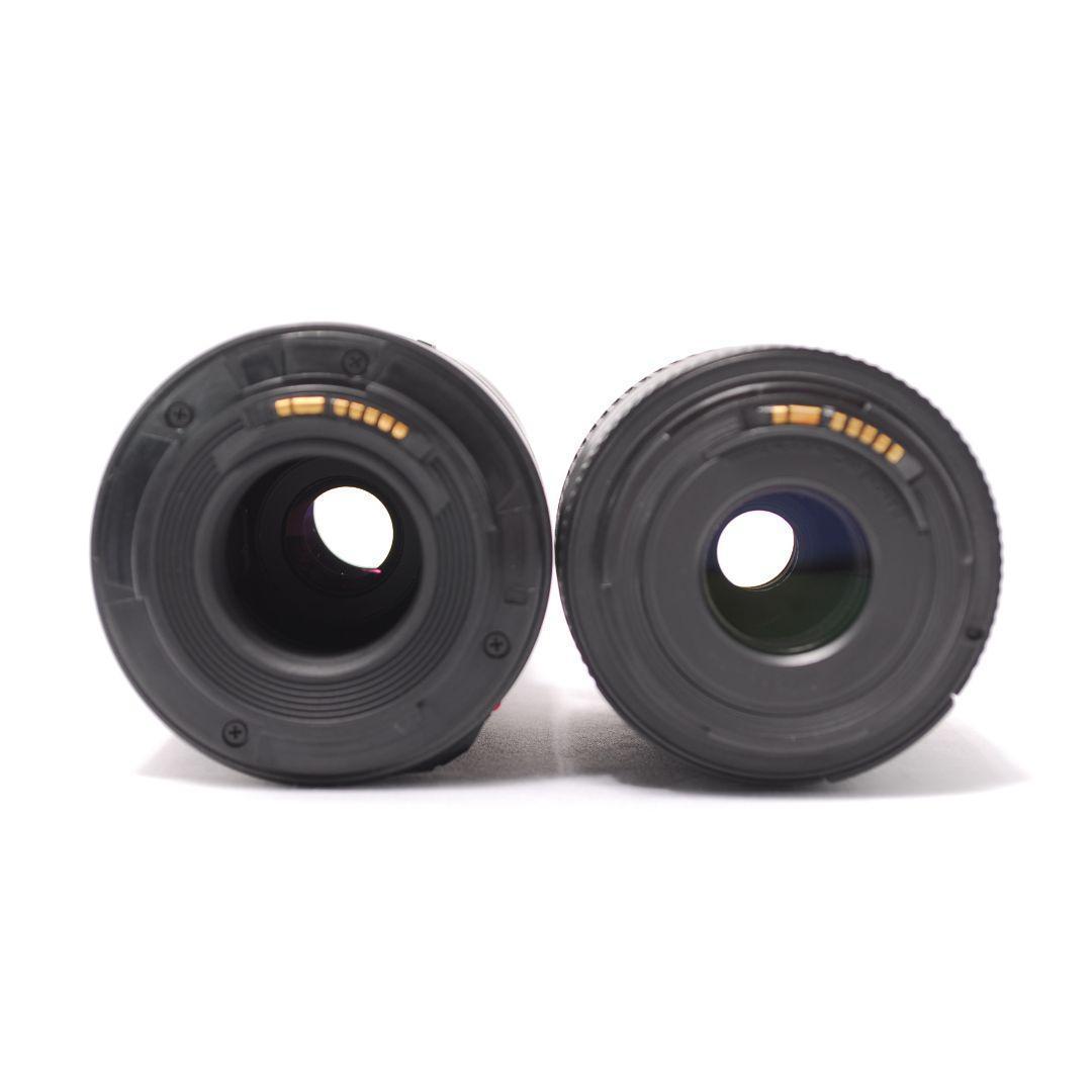 ❤即購入1000円OFF❤ キャノン Kiss F 望遠 ダブルレンズ 超軽量