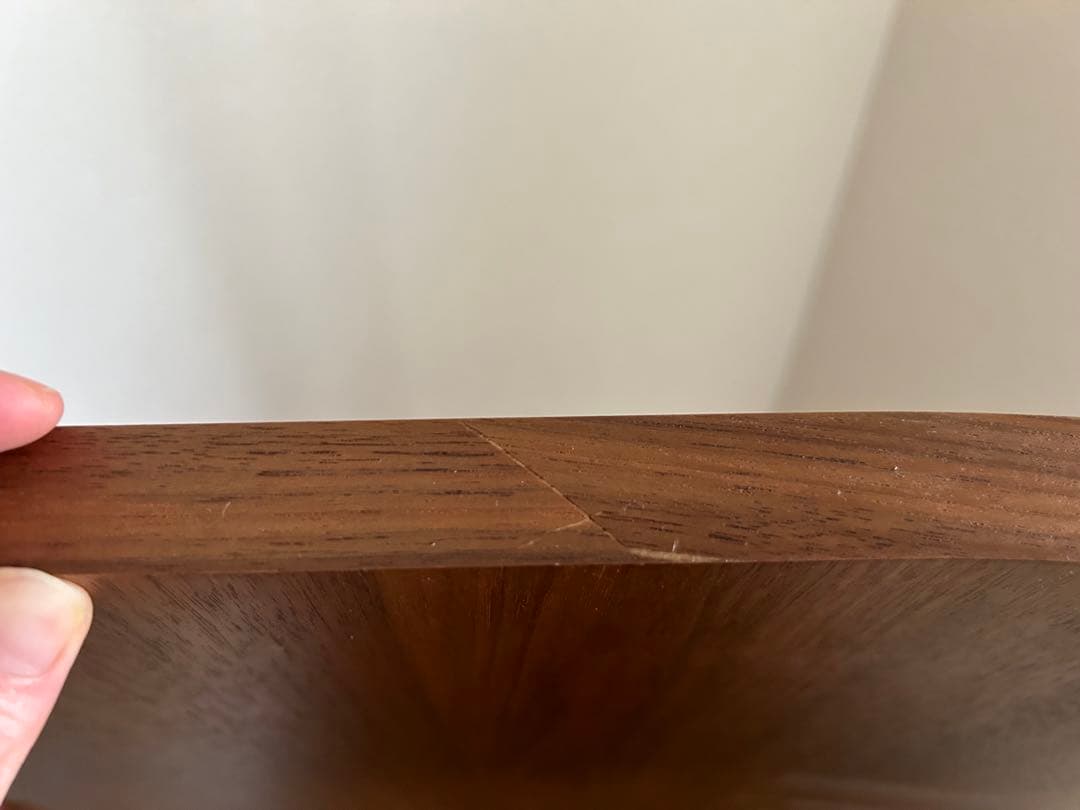 無印良品 木製ベッドフレーム用ヘッドボード（旧型）ダブルサイズ ウォールナット