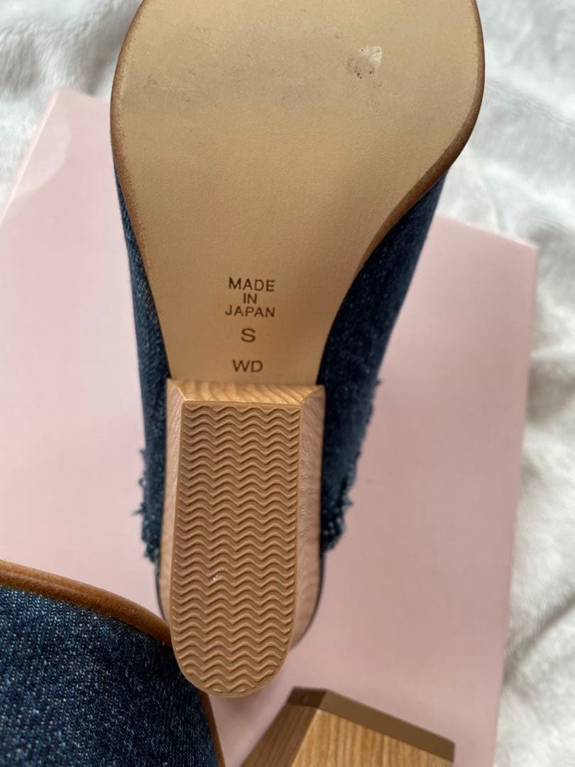 【新品】DIANAデニムウェッジミュール