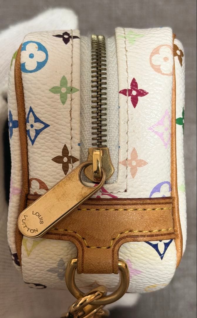 【希少品】ルイヴィトン ポーチ トゥルース ワピティ モノグラムマルチカラー