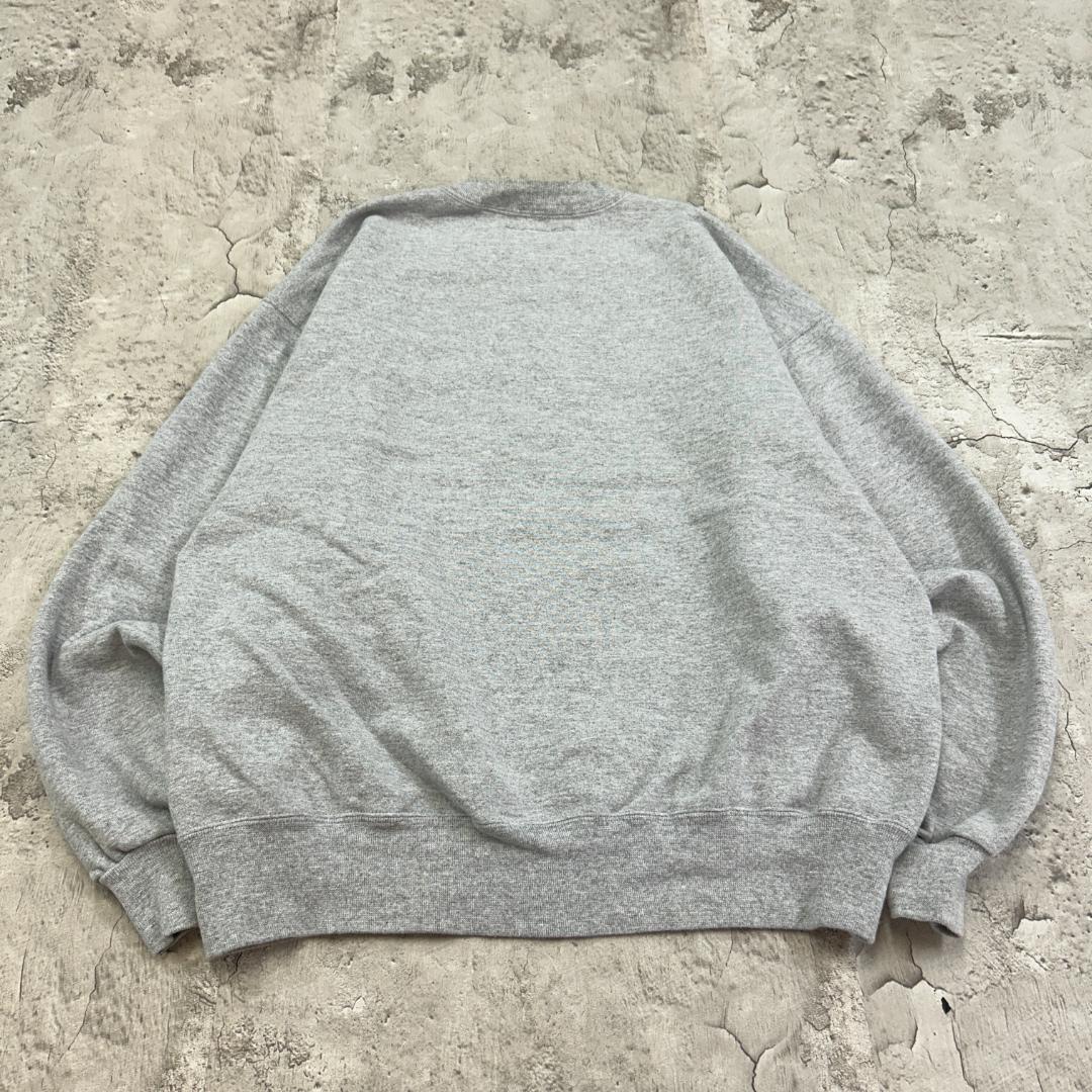 R*e様 ラッセルアスレチック　前V　ブランク　ソリッド　スウェット　古着　グレ