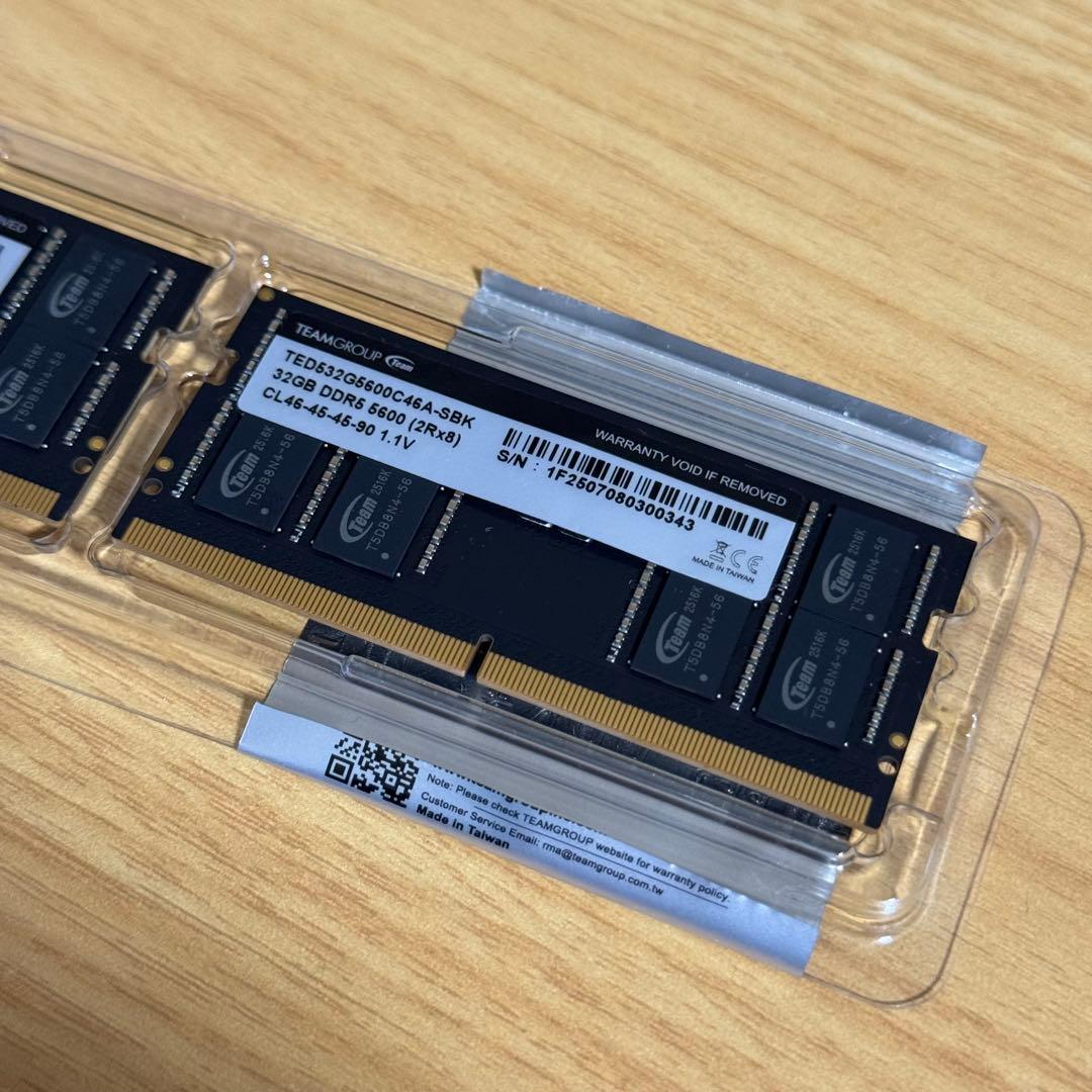 メモリー TEAMGROUP Elite DDR5 64GB 5600MHz