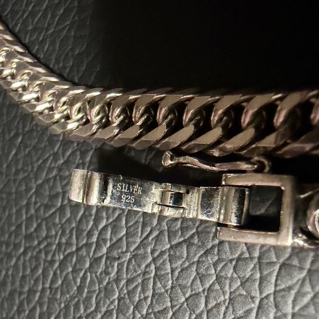 (シルバー925) 6面ダブル 50cm 30g 喜平ネックレス