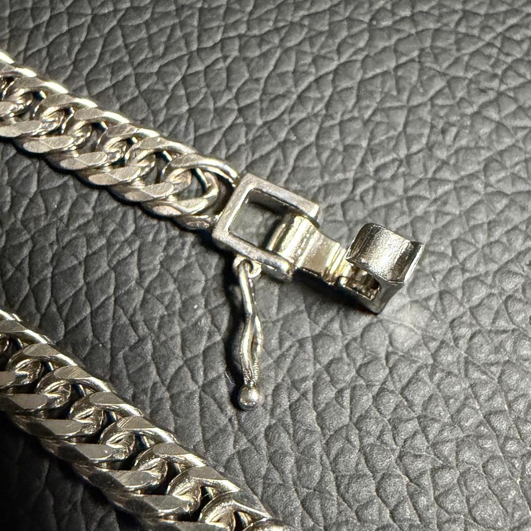 (シルバー925) 6面ダブル 50cm 30g 喜平ネックレス