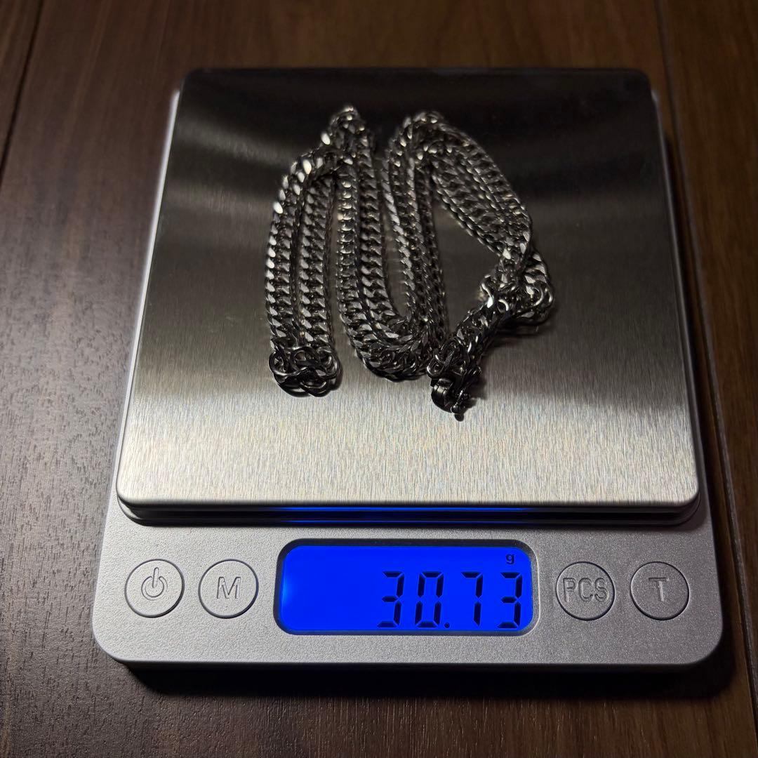 (シルバー925) 6面ダブル 50cm 30g 喜平ネックレス